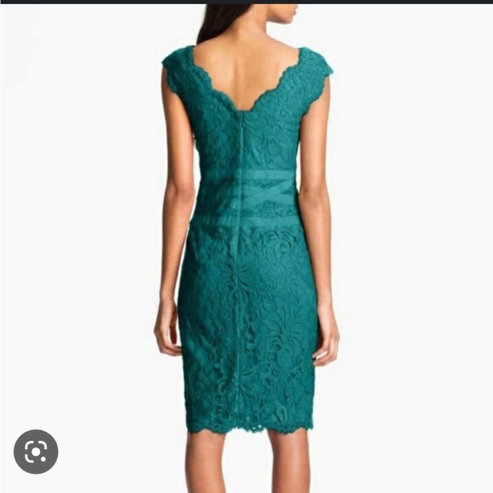 Tadashi Shoji - Embroidered Lace Sheath Dress - size 12 - Picture 2 of 8